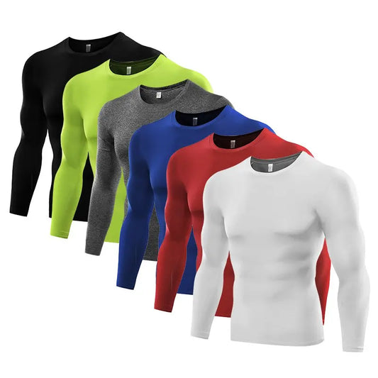 Men's Long Sleeve Running T-shirts Quick Dry