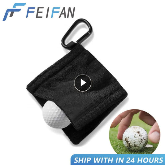 Square Microfiber Golf Ball Cleaning Towel