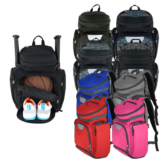 Basketball Backpack with Separate Ball & Shoes Holder